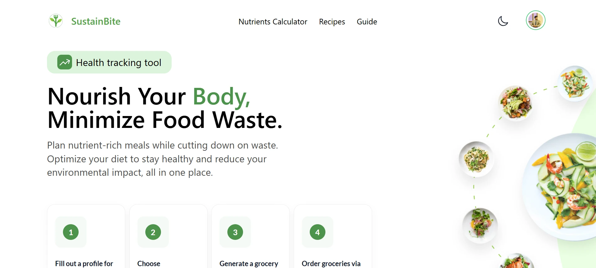 SustainBite Health App