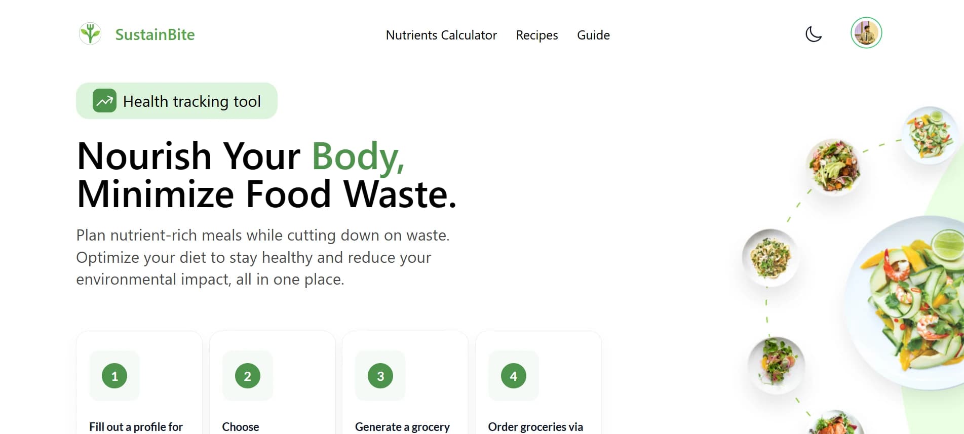 SustainBite Health App